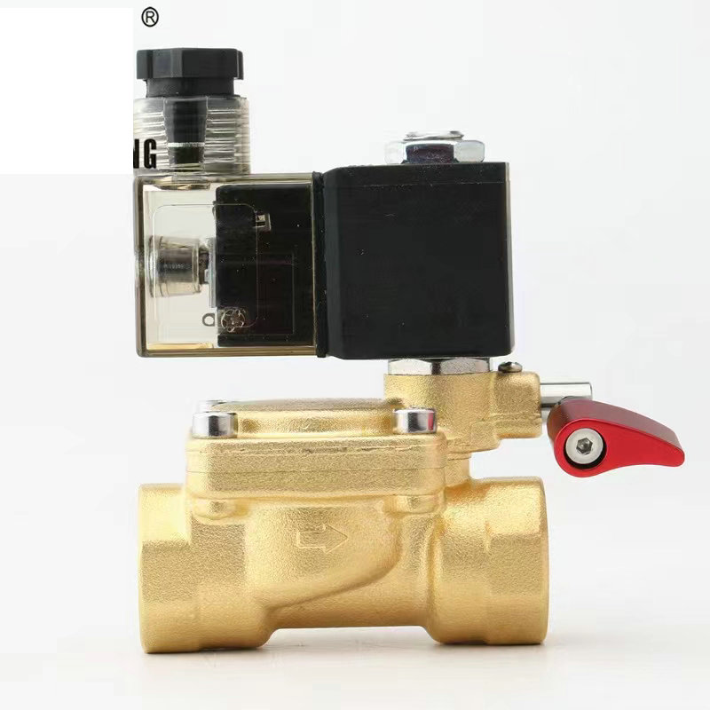 帶手動控制電磁閥高清實物圖 帶手動控制電磁閥高清實物圖