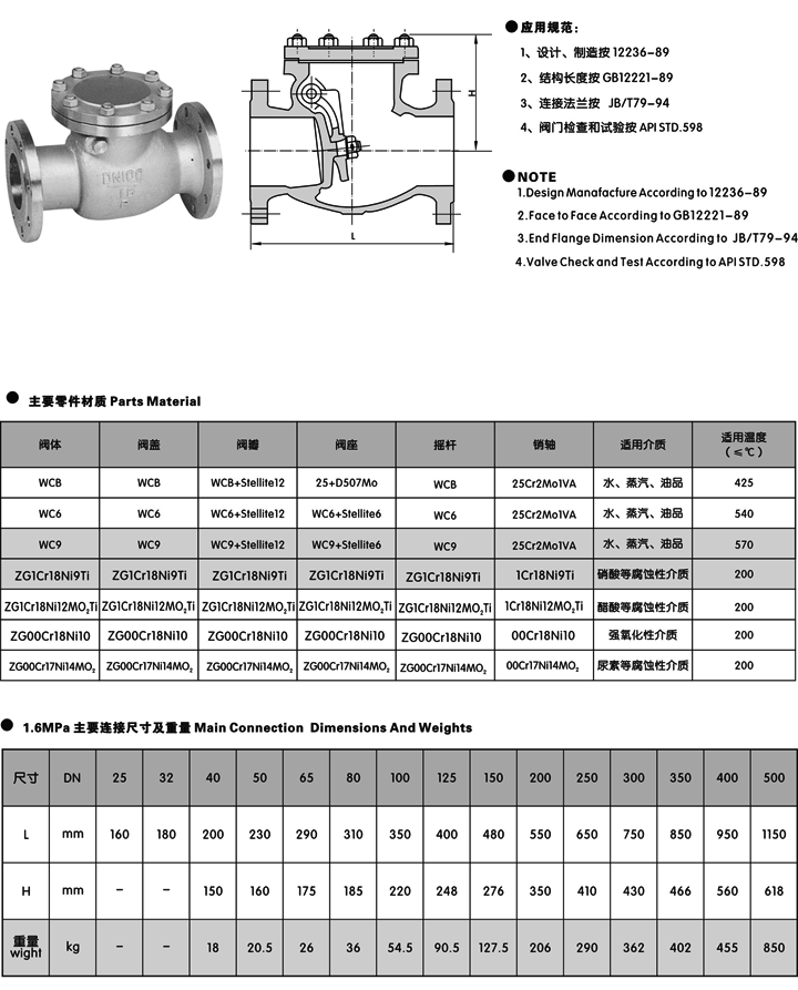 臥式止回閥,H44H臥式止回閥尺寸結(jié)構(gòu)圖 臥式止回閥,H44H臥式止回閥尺寸結(jié)構(gòu)圖