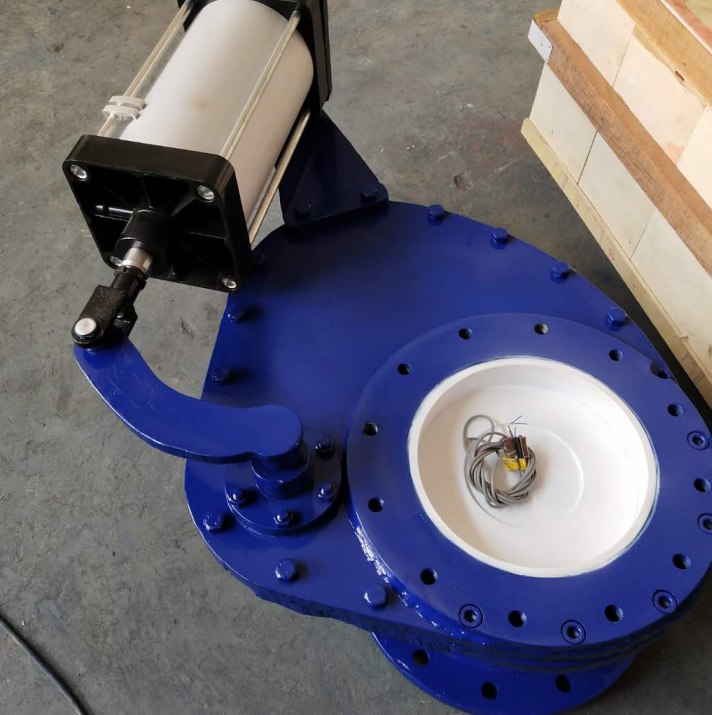 氣動擺動式陶瓷進(jìn)料閥實物圖 氣動擺動式陶瓷進(jìn)料閥實物圖