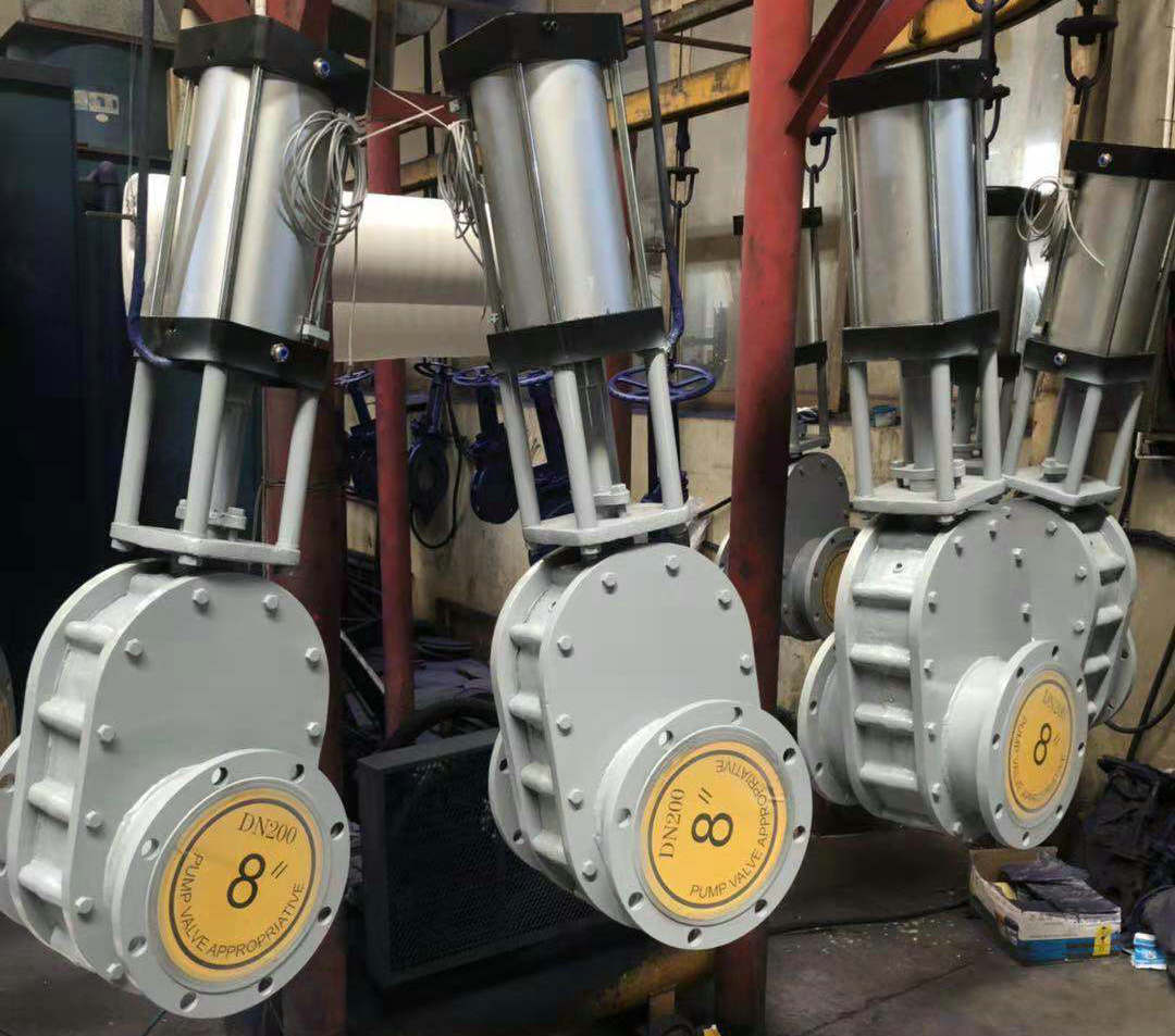 氣動陶瓷出料閥,氣動陶瓷雙閘板閥實物圖 氣動陶瓷出料閥,氣動陶瓷雙閘板閥實物圖