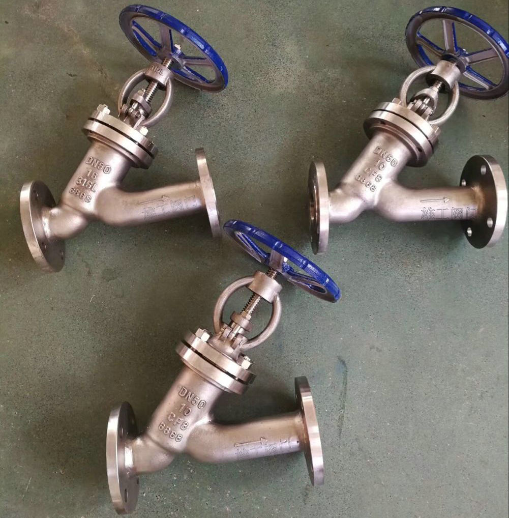 Y型截止閥實(shí)物圖片 Y型截止閥實(shí)物圖片