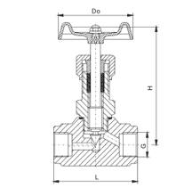 內(nèi)螺紋針型閥,J13W內(nèi)螺紋針型閥結(jié)構(gòu)圖 內(nèi)螺紋針型閥,J13W內(nèi)螺紋針型閥結(jié)構(gòu)圖