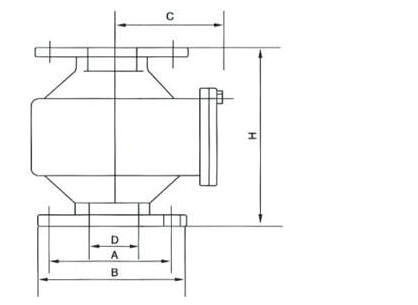 抽屜式阻火器,ZGB-II抽屜式波紋阻火器外形結(jié)構(gòu)圖 抽屜式阻火器,ZGB-II抽屜式波紋阻火器外形結(jié)構(gòu)圖